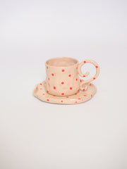 Blush Polka Dot Mug