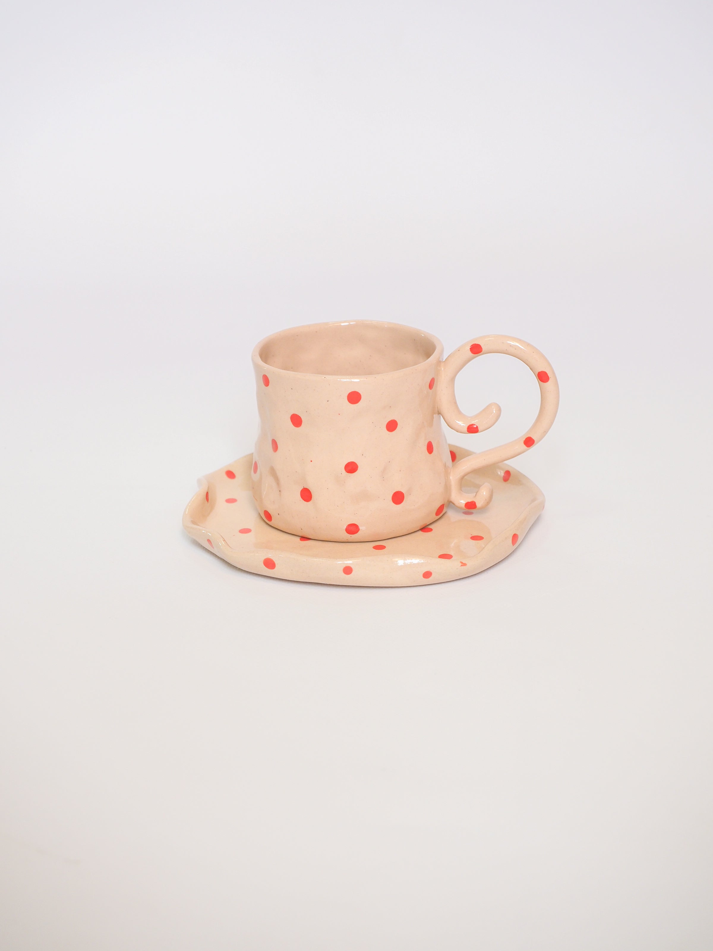 Blush Polka Dot Mug
