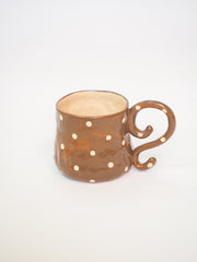 Mocca Polka Dot Mug