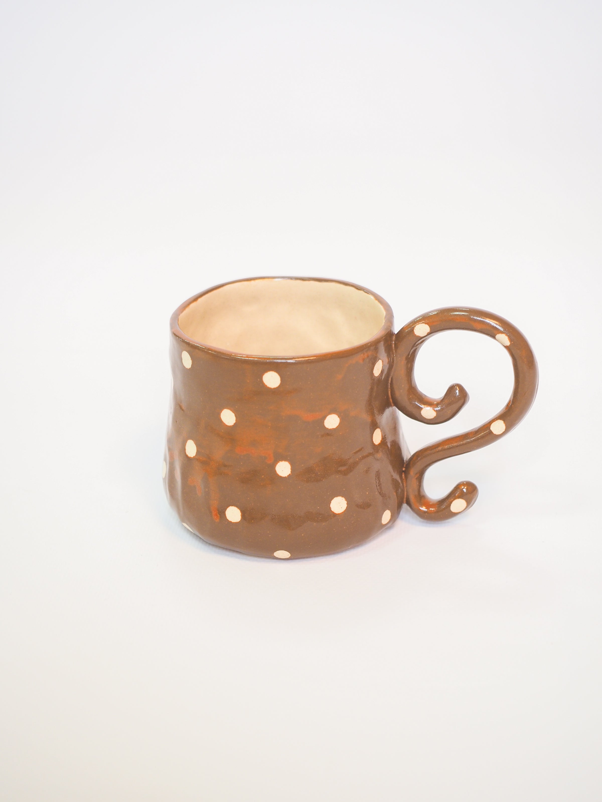 Mocca Polka Dot Mug