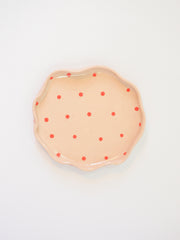 Blush Polka Dot Plate